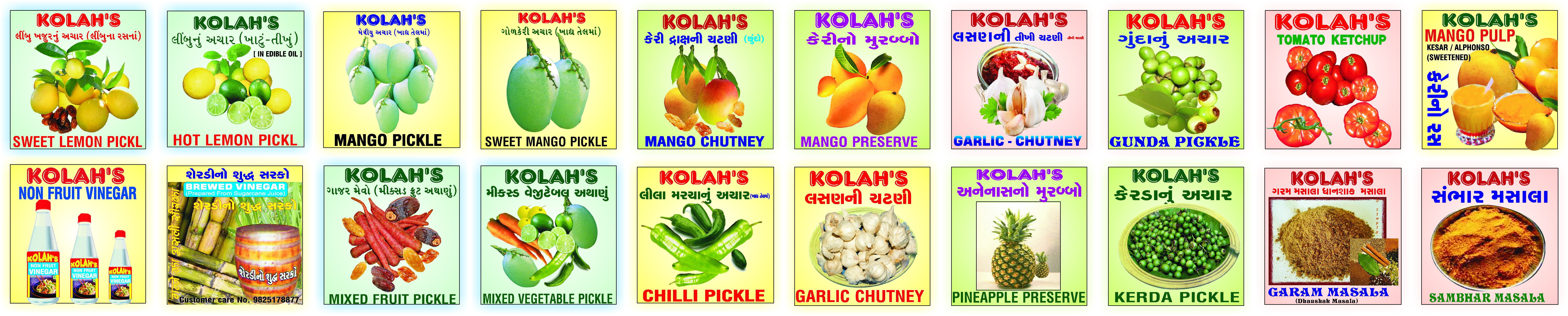 Kolah All Products Range